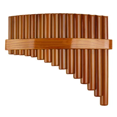 Китайский традиционный музыкальный инструмент 15 труб Pan Flute C Key Высокое качество Pan Pipes духовой инструмент Bamboo Pan flute - Цвет: left