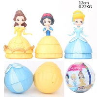 disney princess dolls 3pcsset frozen elsa lol egg bebek pvc action figures lol serie 3 ball poupee baby toys gift for childrens