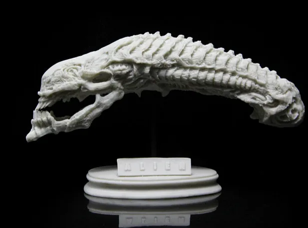 Гаражный набор чужой 1/6 AVP ксеноморф королева Череп белая форма каучуковая