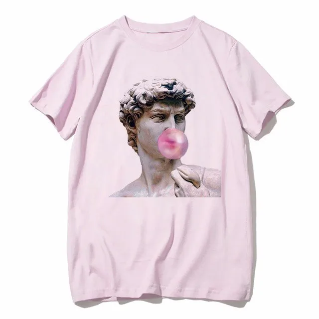 23 Vaporwave, Винтажная Футболка для женщин, Sad Girl, ретро, японское аниме, Мужская футболка, Harajuk, эстетическая Tumblr, топы, футболка - Цвет: 23