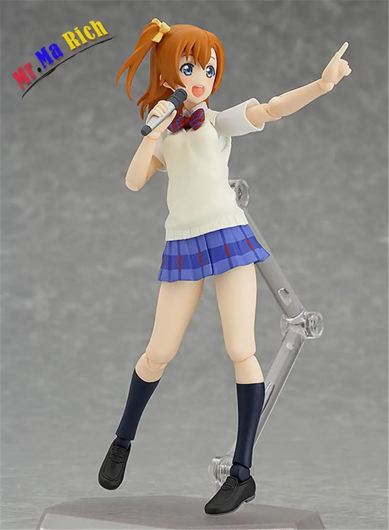 Люблю жить! Школа Idol проект Kousaka Honoka Figma 253 ПВХ фигурку Brinquedos аниме Коллекционная