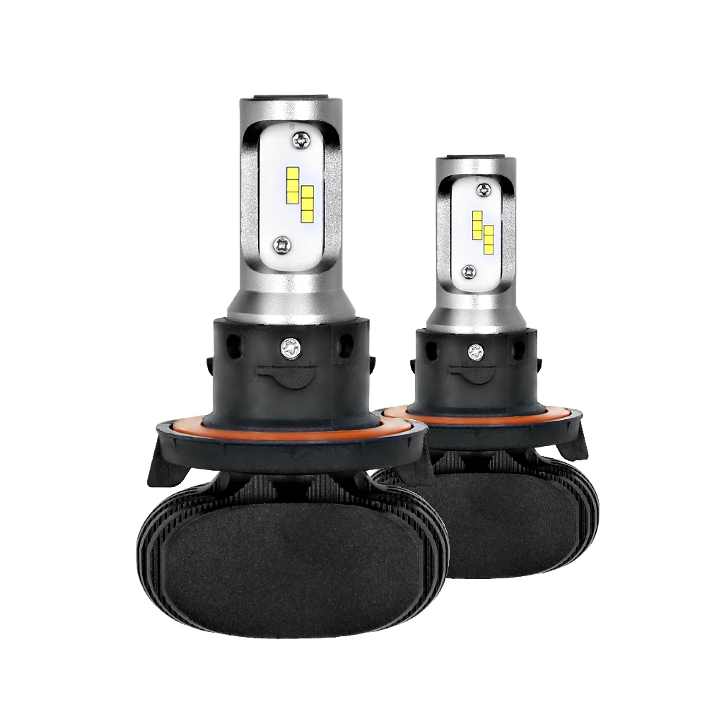 YINGTOUMAN 2 шт. S1 H7 LED H4 H1 H3 H8 H11 H13 H27 880 9004 9005 9006 9007 50 Вт 8000LM Автомобильные фары для