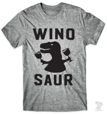 WINOSAUR вина футболка забавные вышивкой в виде дракона 90s Женская мода рубашка
