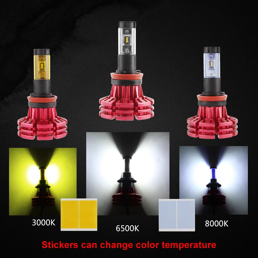Светодиодный фонарь H7 H4 H11 H1 HB4 HB3 12 в пост. Тока 10 000 лм 80 Вт|hb3 led bulb|headlight h11hb3 |