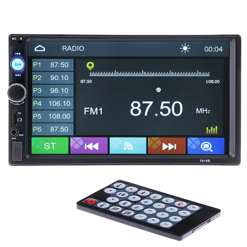 2 din Автомобильный мультимедийный проигрыватель видео 7 ''HD Bluetooth стерео радио