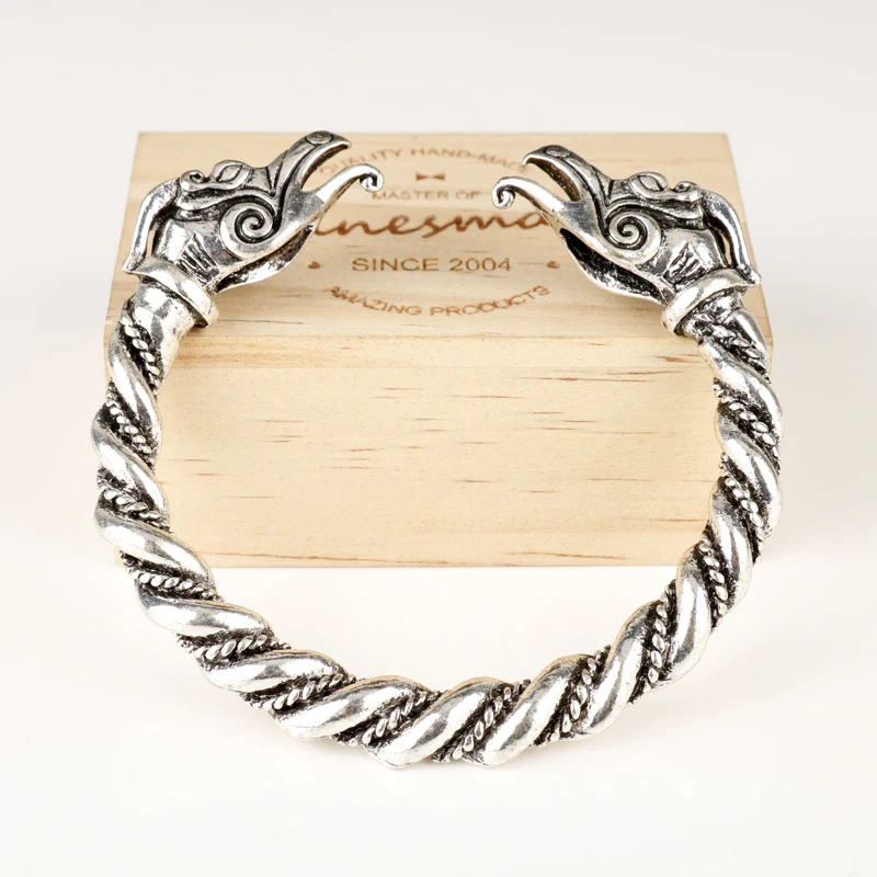 MQCHUN Дракон Викинг браслеты мужские ювелирные изделия в стиле хип хоп винтажный