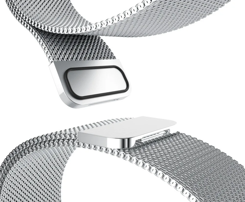 Ремешок для умных часов Milanese из нержавеющей стали с магнитной петлей Fitbit Flex 2