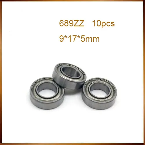 689ZZ подшипник ABEC 10 шт. 9x17x5 мм миниатюрные 689Z шарикоподшипники 618/9ZZ 689 ZZ |