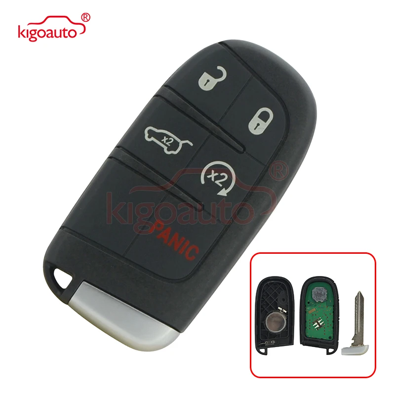 Умный ключ без ключа 68143505AC 68143505AB с 5 кнопками 434 МГц для Jeep Grand Cherokee 2014 2015 2016 2017