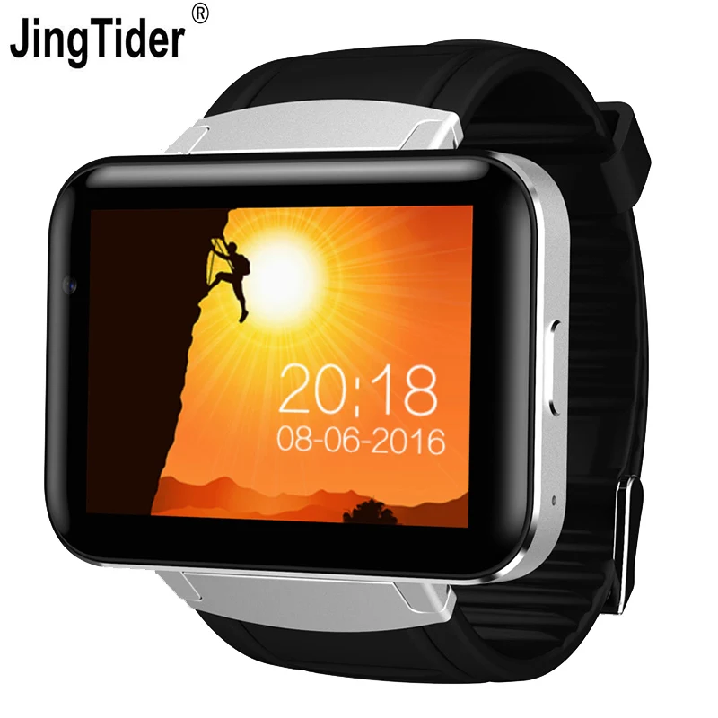 2,2 дюймов DM98 Android Смарт часы 3g WCDMA Bluetooth Smartwatch телефон 900 мАч батарея Носимых устройств MTK6572 двухъядерный gps Wifi