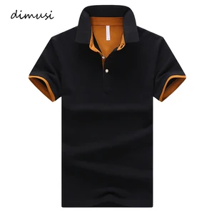 Мужская хлопковая футболка dimsi, летняя повседневная футболка-поло с коротким рукавом, YA764