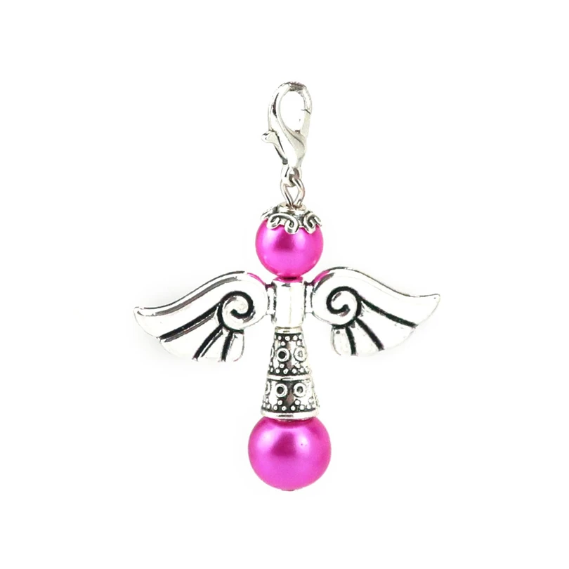12X Charm Guardian Angel Wings Pendant Necklace Diy Fashion Jewelry 48*36mm Pendants Accessories For 22541 | Украшения и
