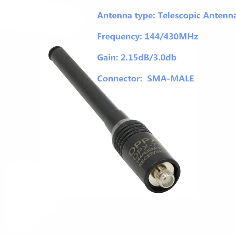 Телескопическая HF двухдиапазонная антенна VHF UHF ручная радиоантенна Kenwood Motorola ICOM |