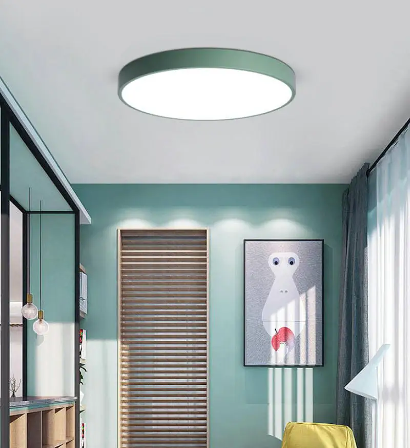 18W 24W LED Ceiling Light Modern Lamp Living Room Lighting Fixture Bedroom Kitchen Surface Mount Flush Panel | Лампы и освещение