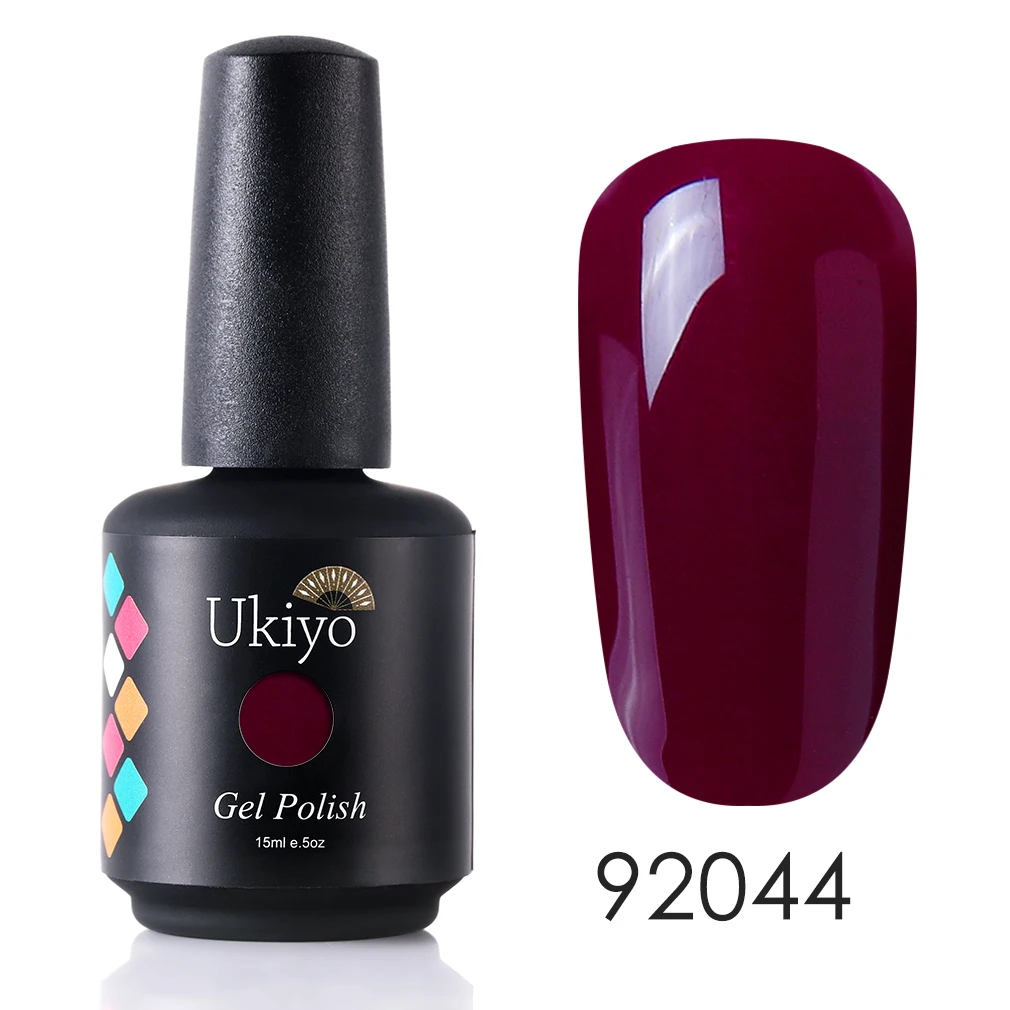 H92044 Ukiyo 15 мл Чистый Цвет Гель-лак для ногтей Vernis полуперманентный УФ-гель для ногтей впитывающий Гель-лак для ногтей - Цвет: H92044
