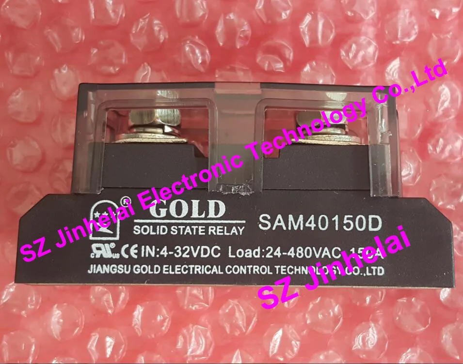 

Authentic original GOLD Solid state relay SAM40150D 150A 24-480V 4-32VDC