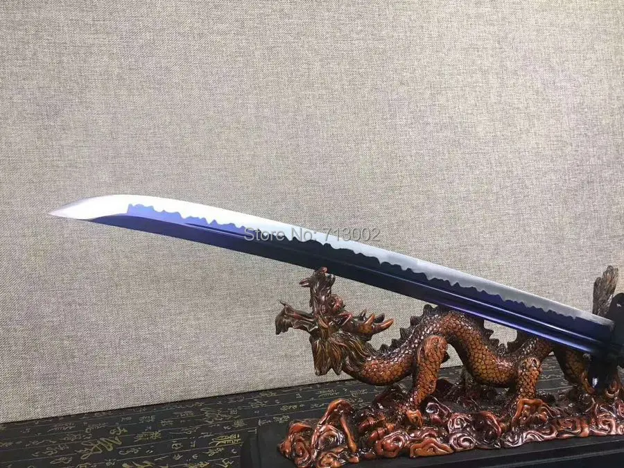 Кованые ушу broadsword DAO практика Saber клинок из марганцевой стали паз Полный Тан
