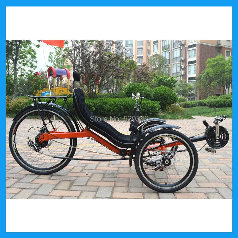 3 колеса лежачие трицикл с стекловолокна место | Спорт и развлечения