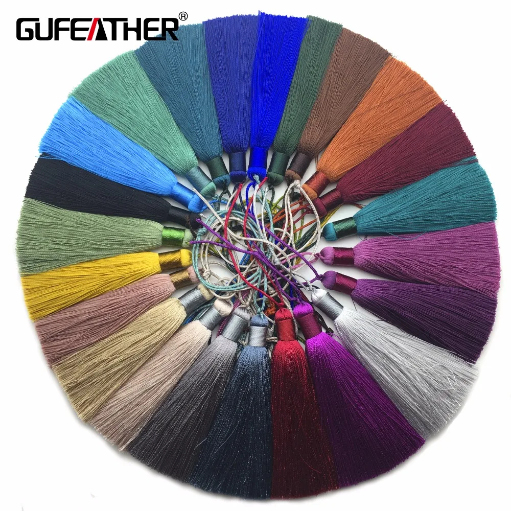 GUFEATHER L89/8 см/Аксессуары для ювелирных изделий/комплектующие для ювелирных изделий/шелковые кисточки/Изготовление ювелирных изделий/ручная работа/украшения