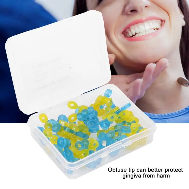 Одноразовые Резиновые зубцы фиксирующие стоматологические клинья 80 шт. | Красота