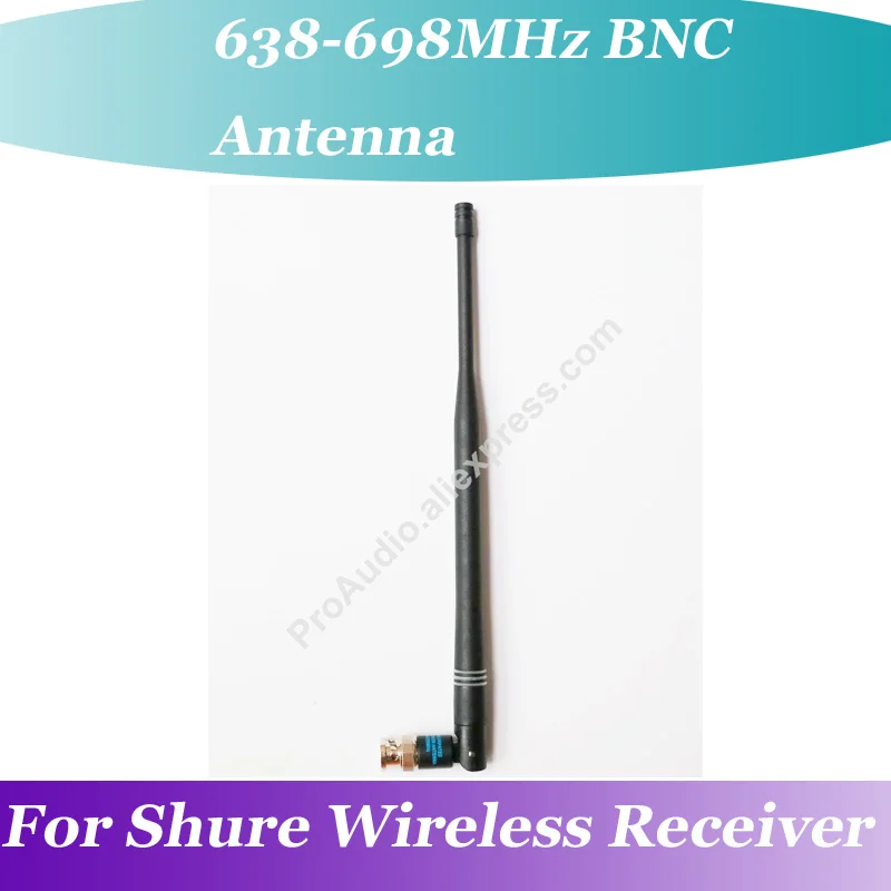 Резиновая антенна Pro BNC для беспроводного приемника Shure 638 МГц-698 МГц OEM |