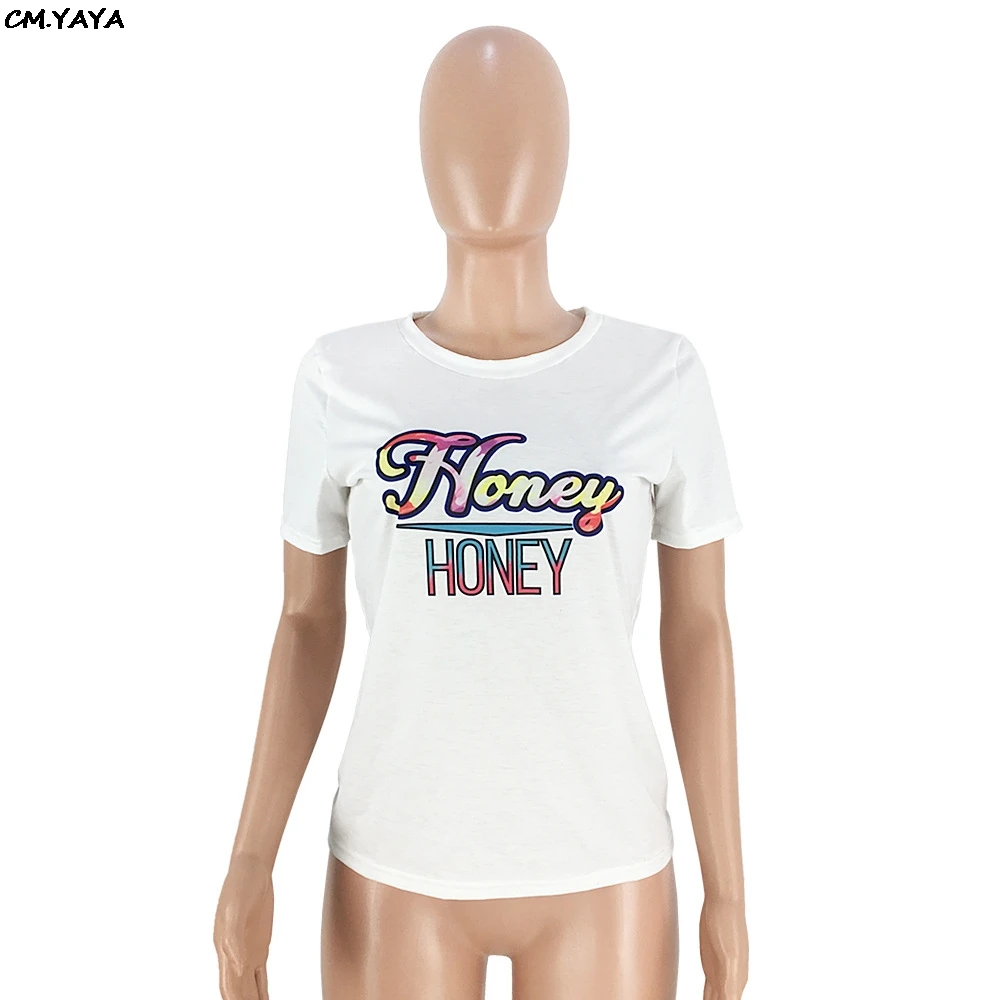 Новинка 2019 года женские летние классические с короткими рукавами буквенным