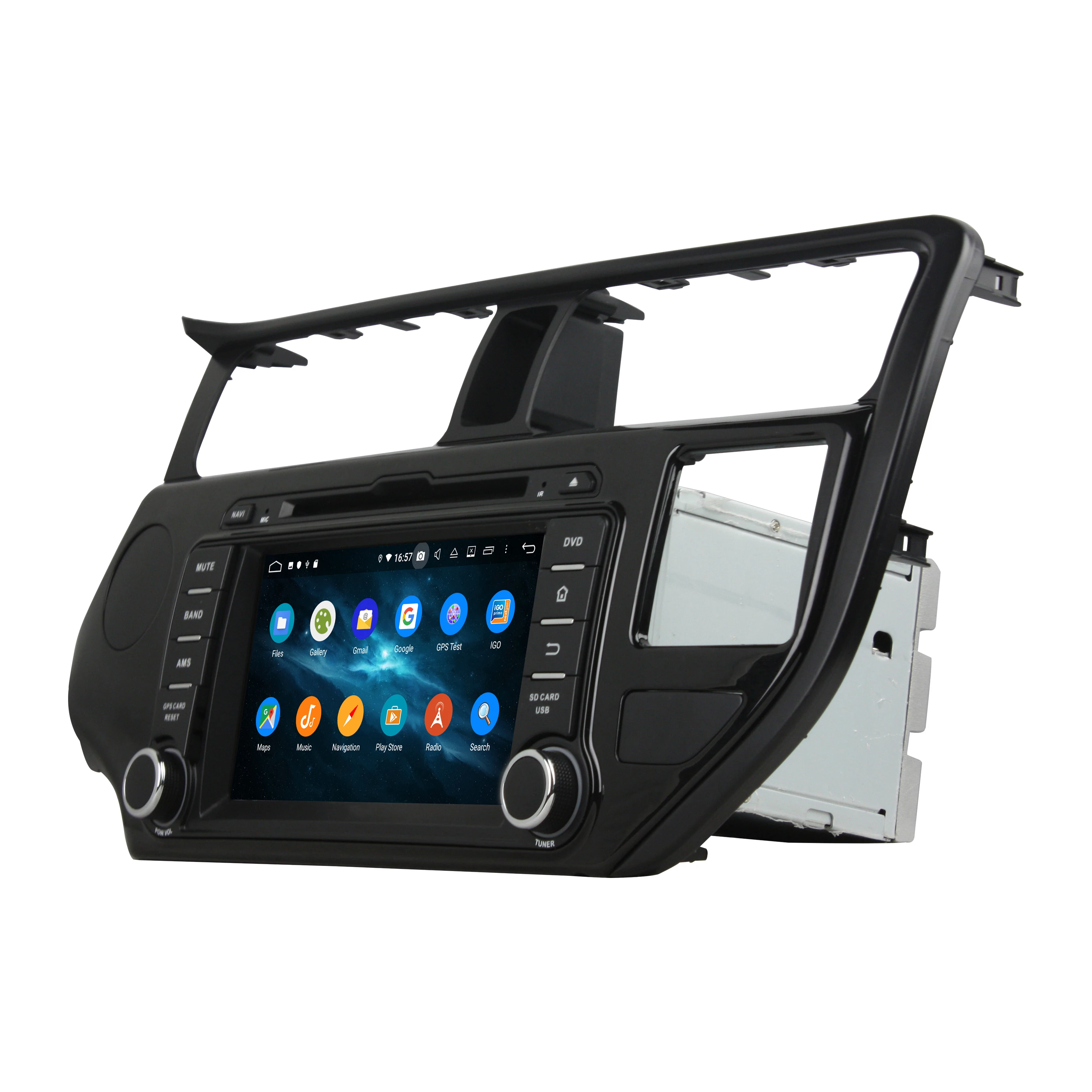 Автомобильный DVD-плеер 4 Гб + 64 ГБ PX6 6 ядер 2 din 7 дюймов Android 10 для Kia K3 Rio 2011 2012 стерео