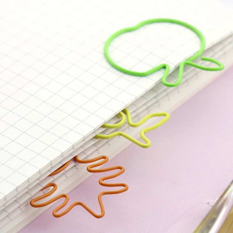 Tanie TUTU 50 Sztuk 2017 Nowość Owoce Spinacze Do Papieru Sosna Jabłko/jabłko/zakładka Planner Narzędzia Narzędzia Do Scrapbookingu Metalowe Klipsy Spinacz H0107