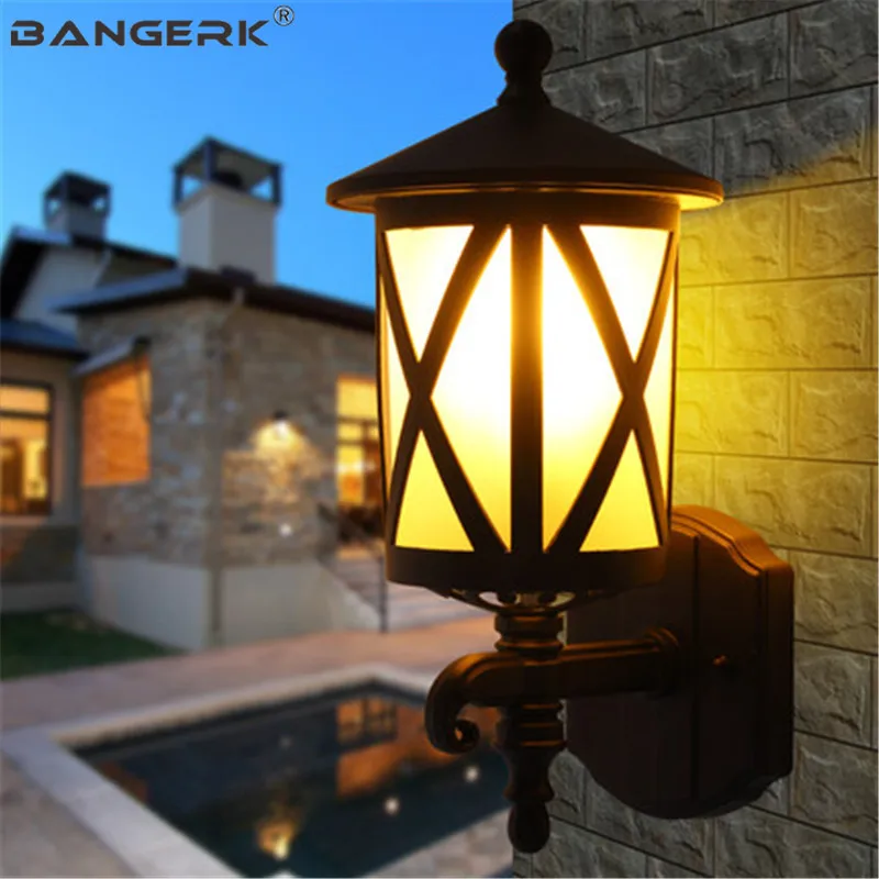 Уличные Настенные светодиодные ретро лампы водонепроницаемый светильник для