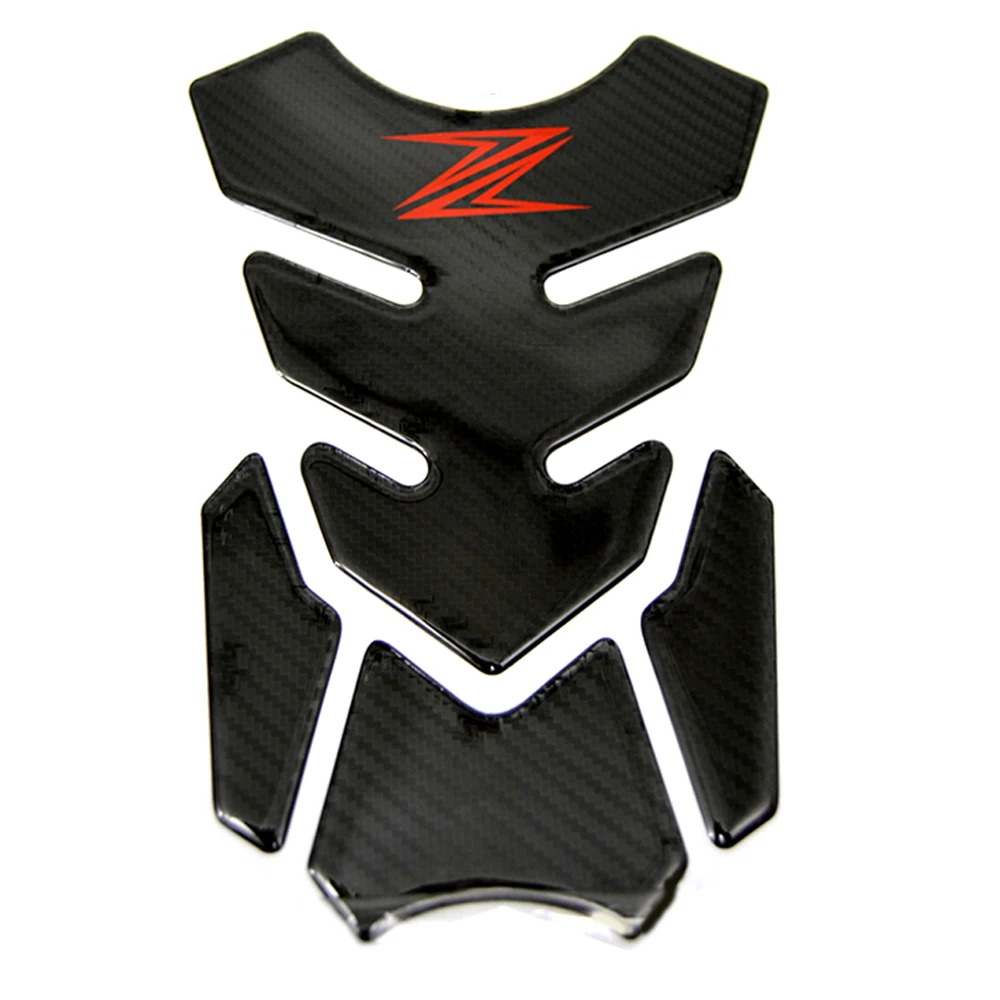 Наклейка на бак из углеродного волокна для мотоцикла Kawasaki Ninja 250 300 400 1000 Z650 Z900 GTR1400