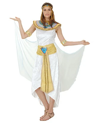 Egypt Queen Costumes Princess Royal Golden Women Men Costume Masquerade theme Party adult halloween cosplay kids child clothing |