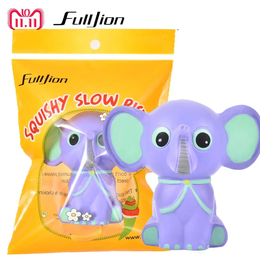 Fulljion Squishy слон Новинка кляп игрушки Squish приколы розыгрышки сюрприз весело снятие