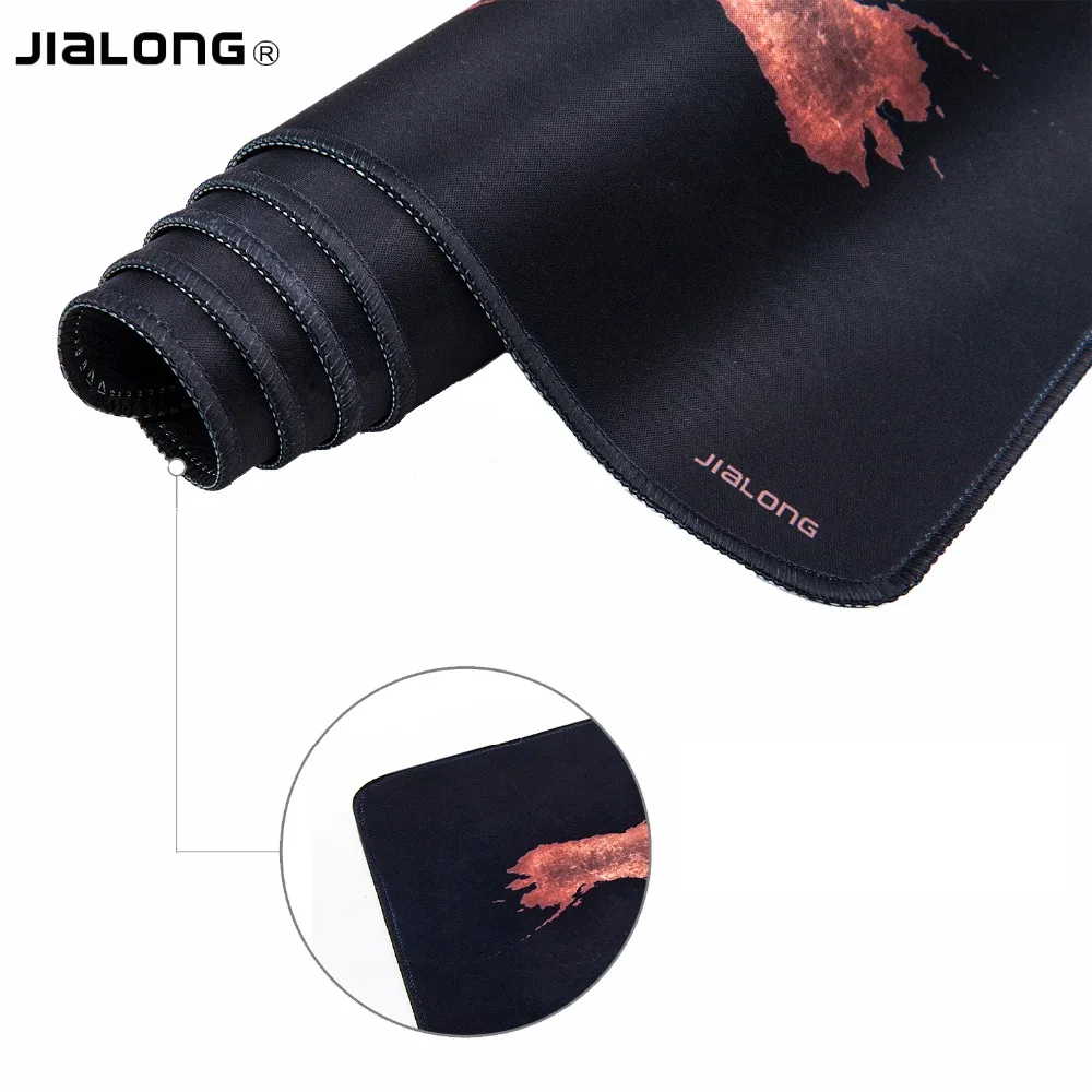 JIALONG игровой коврик для мыши большой геймер компьютерный резиновая поверхность