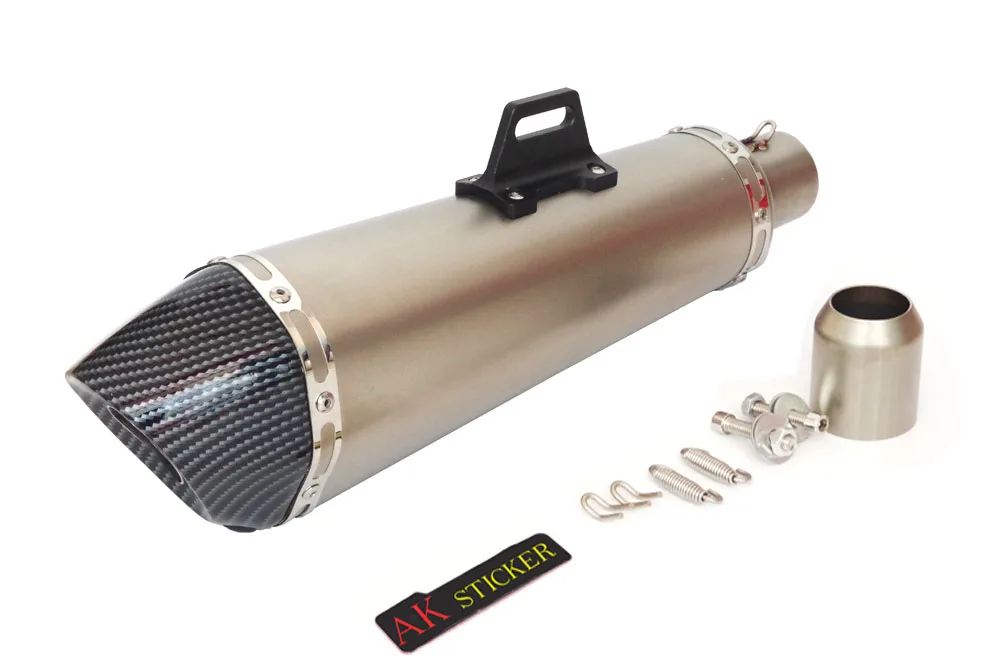 47 см Универсальный Впускной 51 мм глушитель выхлопной трубы мотоцикла с дБ убийца