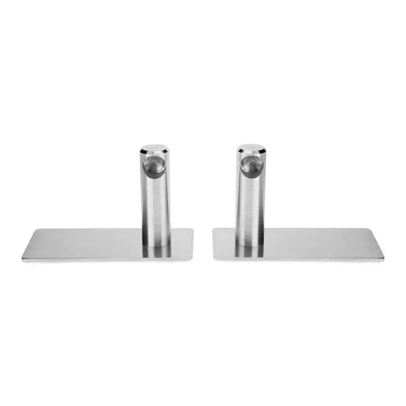 1PCS Stainless Steel Wall-Mounted Bathroom Towel Shelf Holder Adhesive Force Bathroom Shelf Pendant Toilet Roll Paper Hanging