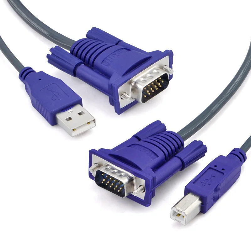 USB переключатели 2 0 VGA разветвитель 4 порта kvm переключатель принтер Мышь