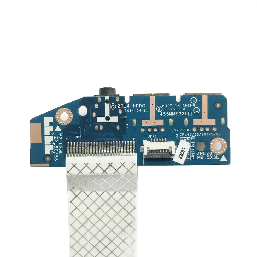 Звуковая плата USB для HP 430 440 450 455 470 G2 с кабелем полностью протестирована