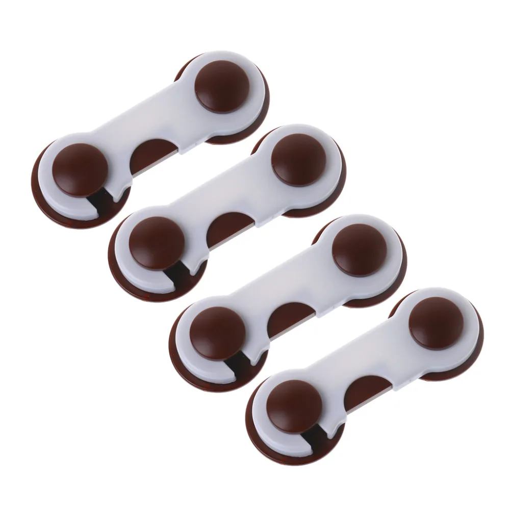 4 шт. пластиковые замки для дверей и ящиков|Замки блокираторы ящиков| |