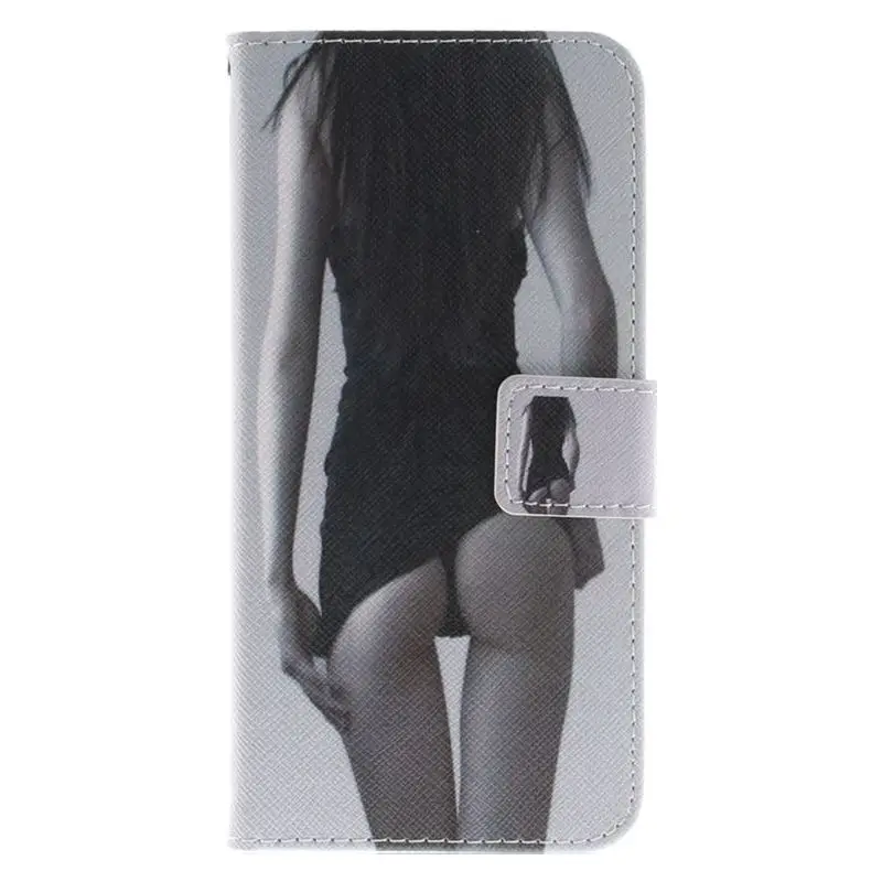 Sexy Girl Модный флип-чехол для телефона Motorola Moto E4 E5 G5 G6 Plus Z3 Play с абрикосовым цветком и подставкой P26F - Цвет: Sexy Girl