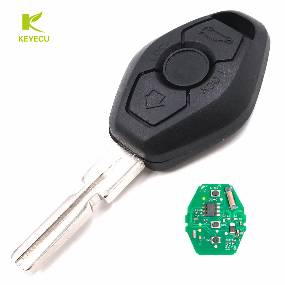 KEYECU Uncut новая система CAS2 ID7944 Чип дистанционного ключа Fob 315 МГц для BMW 3 5 6 7X3X5 Z3 HU58