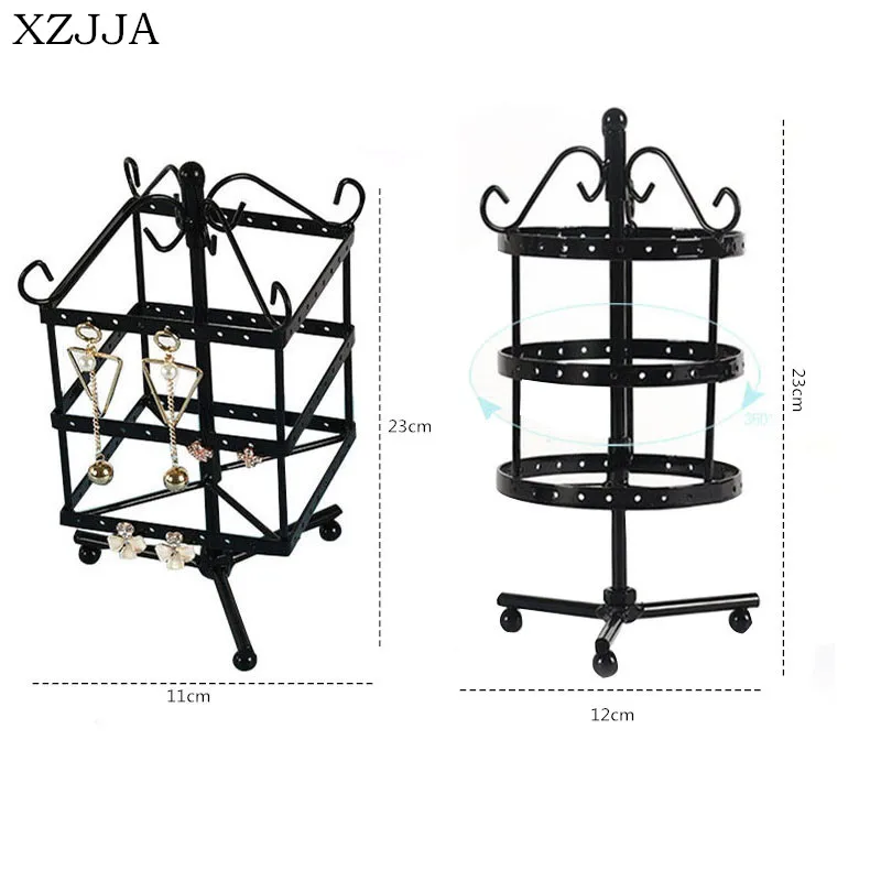 XZJJA 1 шт. винтажный 3-слойный вращающийся стеллаж для хранения металлических