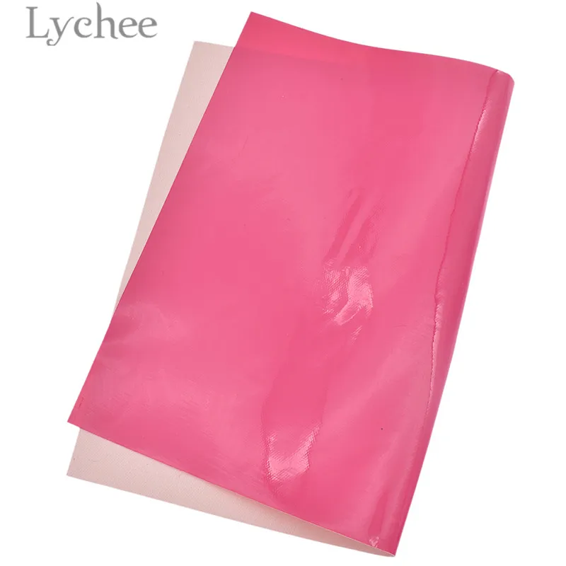Lychee Life 29x21 см A4 зеркальный из ПВХ кожи ткань сплошной цвет искусственная кожа DIY