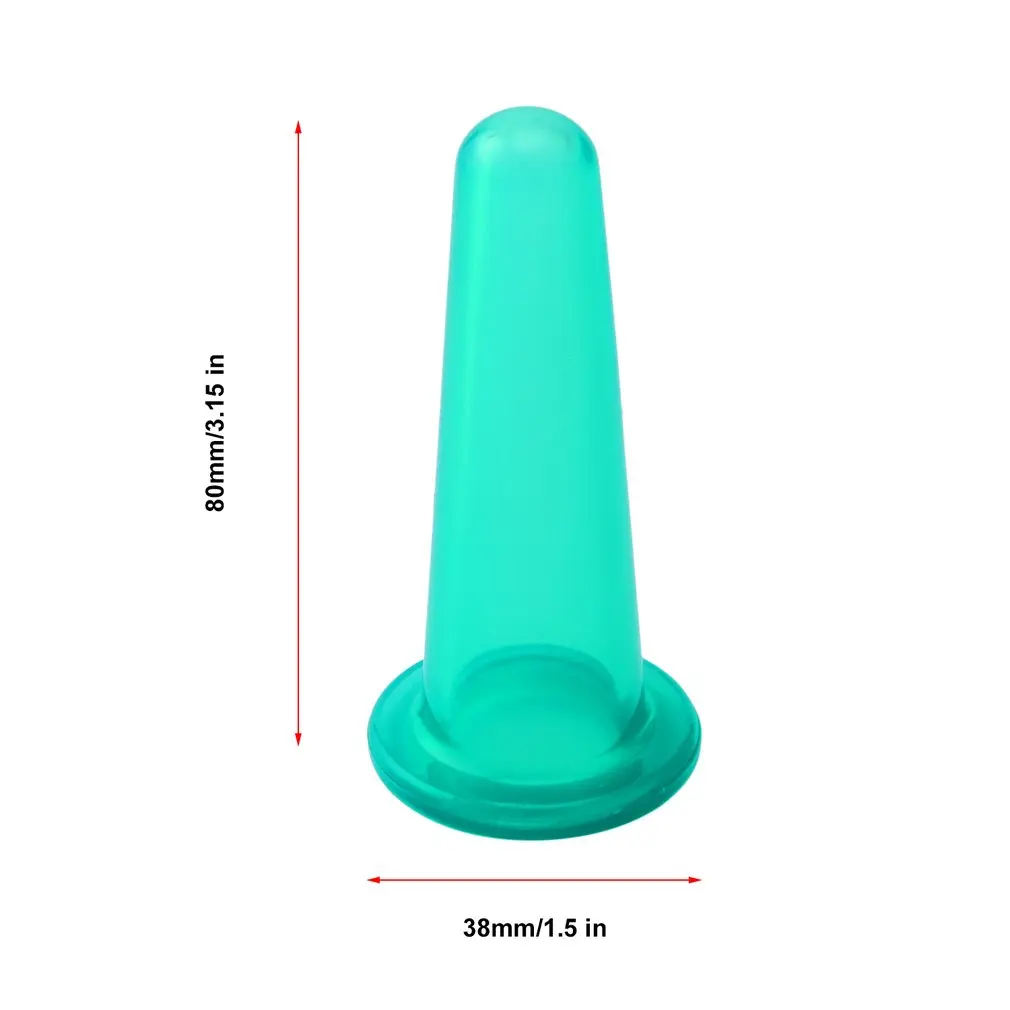 

5pcs/set Silicone Cupping Cups Massage Helper Anti Cellulite Massager Vacuum Cans Health Care Cellulite Suction Cup