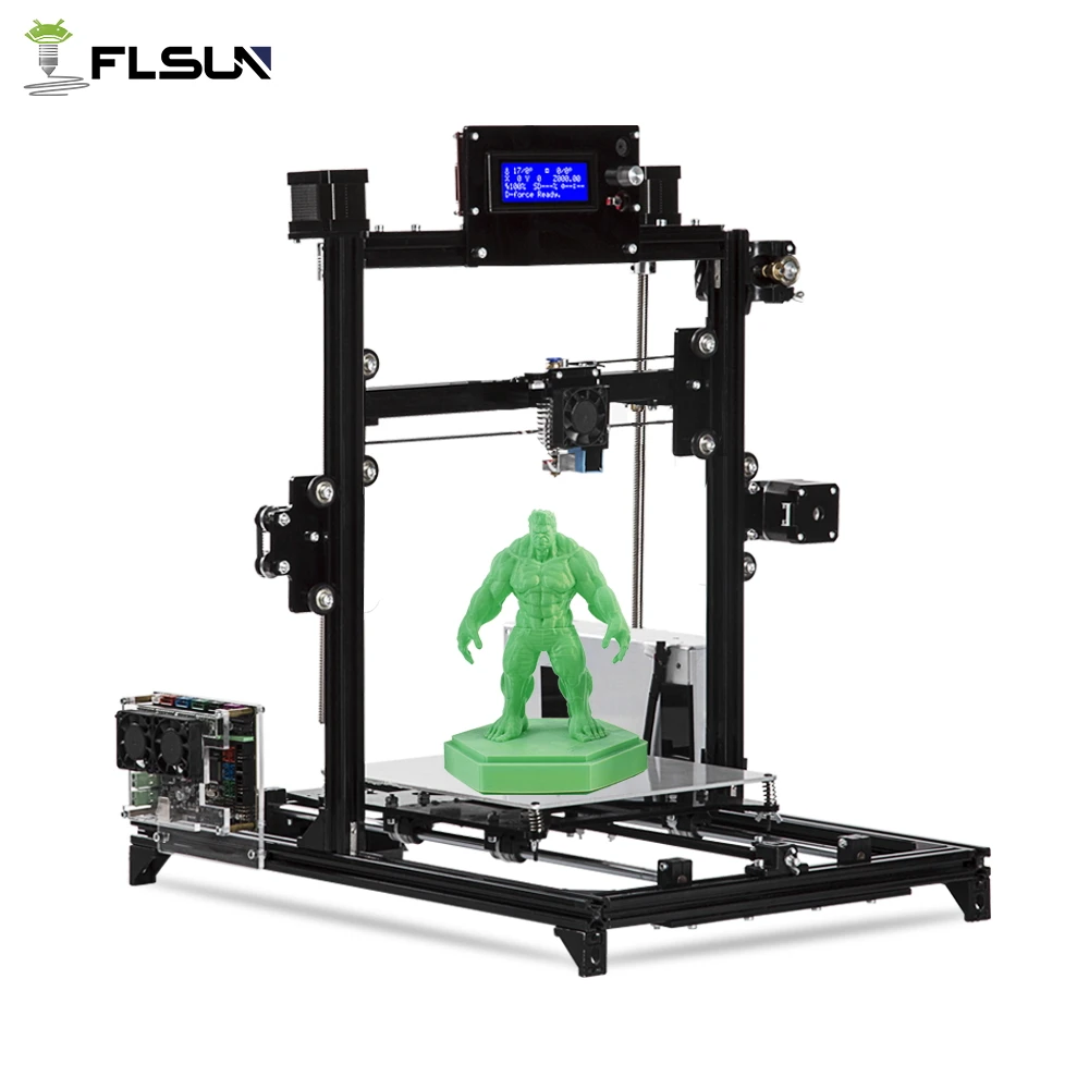 Flsun I3 3d принтер автоматический уровень DIY 3D-принтер размер печати 200*200*220 мм