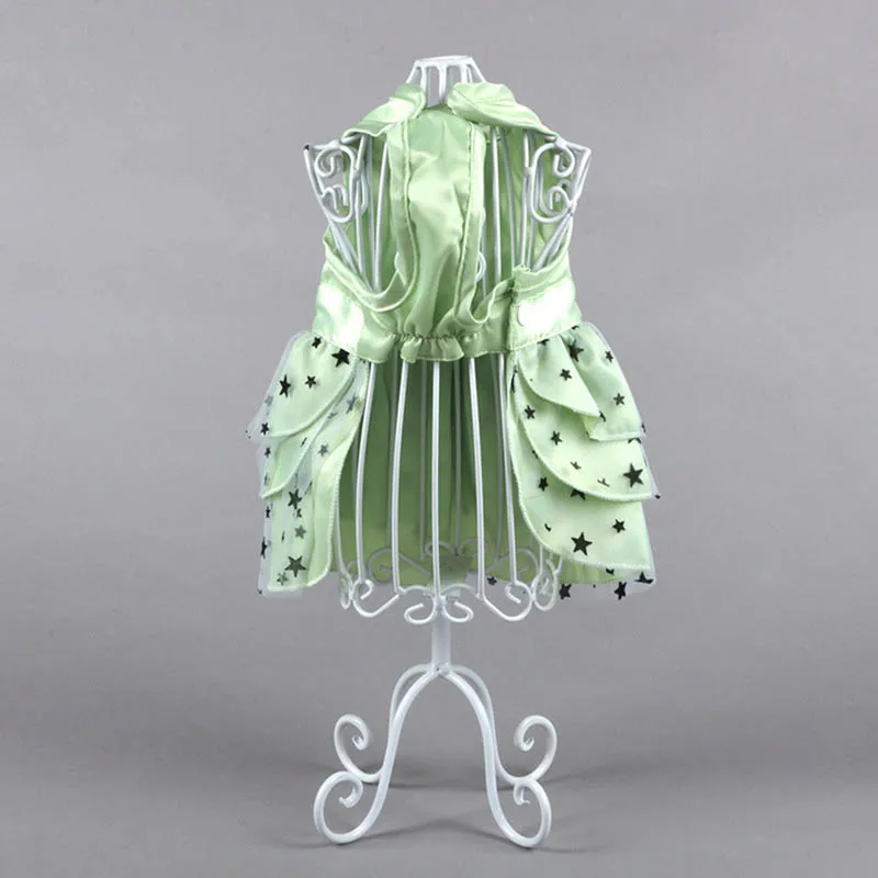 Летнее платье собака В стиле принцессы бантом Щенок юбка весна Одежда для