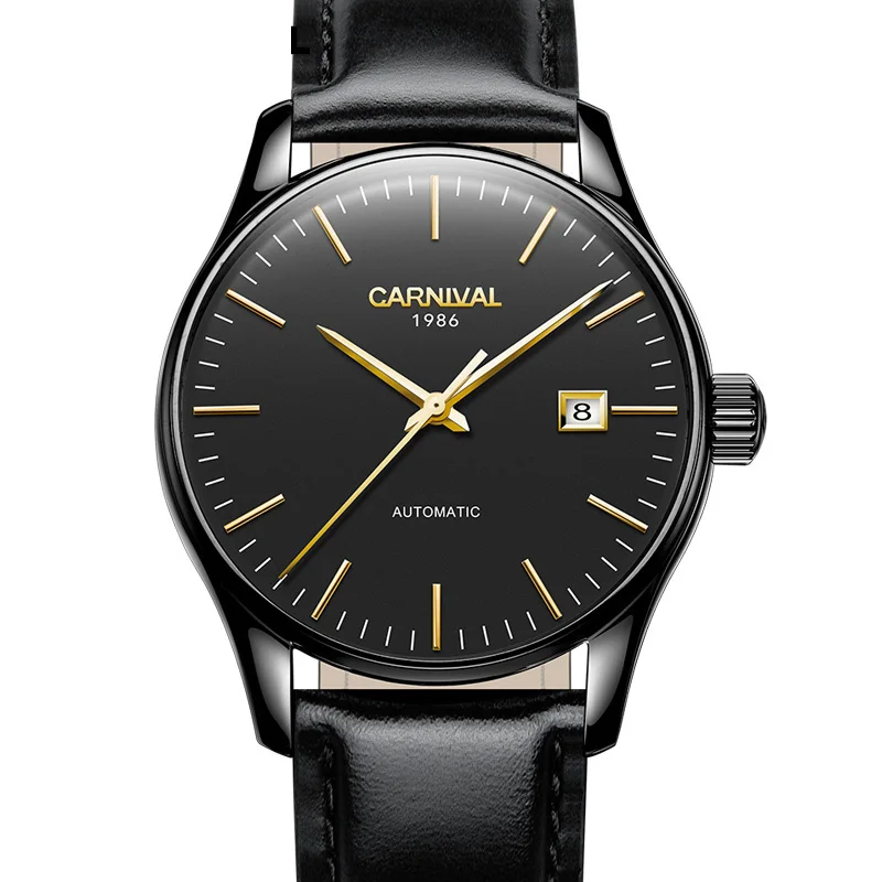 Новинка 2019 ультратонкие простые классические мужские механические часы деловые