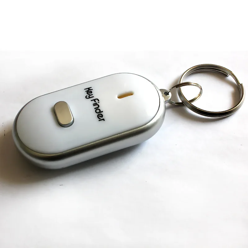 200 шт./лот Parrty Favor Подарки LED Key Finder Locator Find Lost Keys Chain Keychain Whistle Sound Control|Сувениры для
