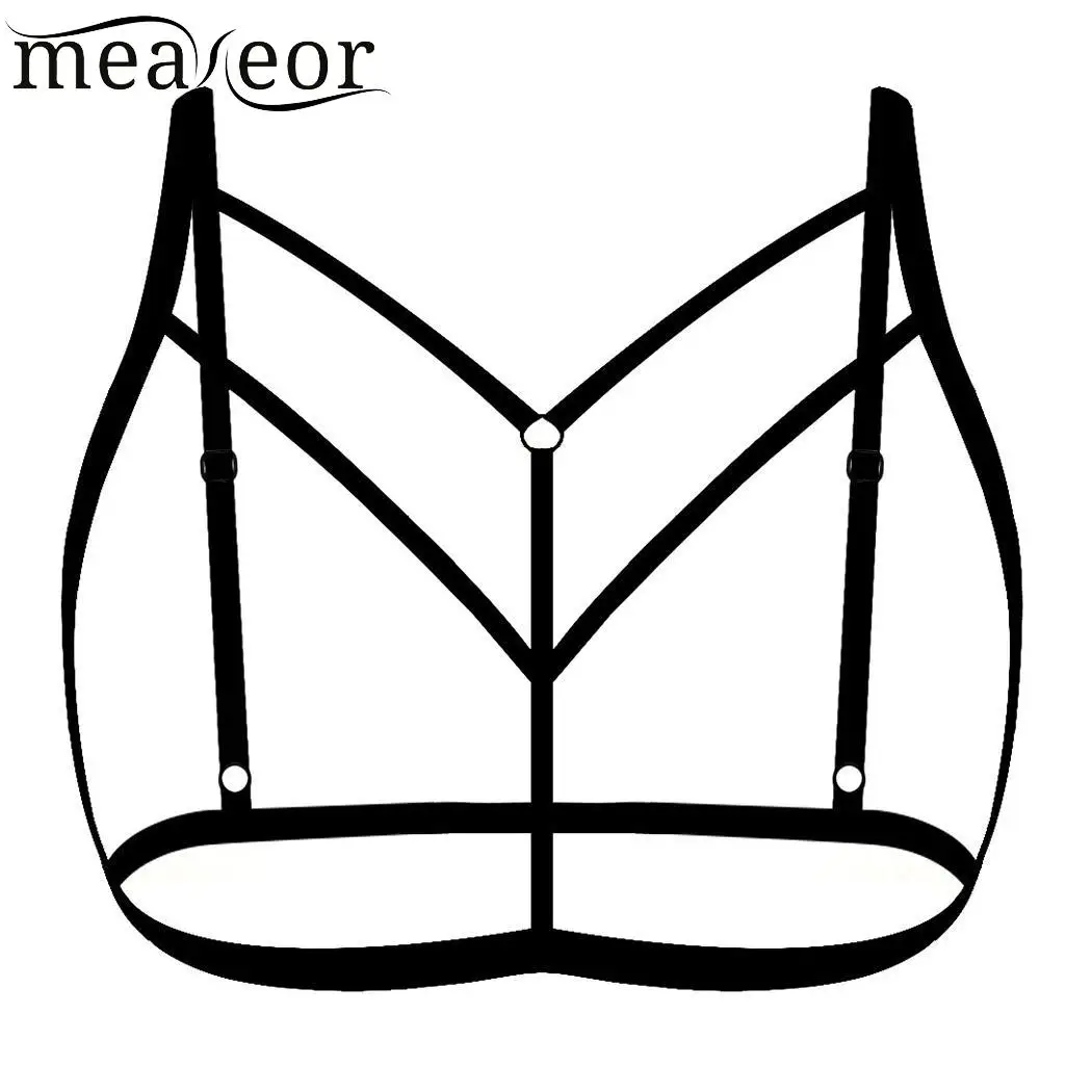 Meaneor однотонный эластичный женский бюстгальтер сексуальный на завязках