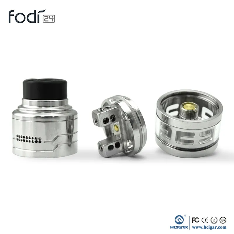 Оригинальный бак hcigar Fodi 24 RDTA емкость 3 мл мм двойная катушка RDA электронная