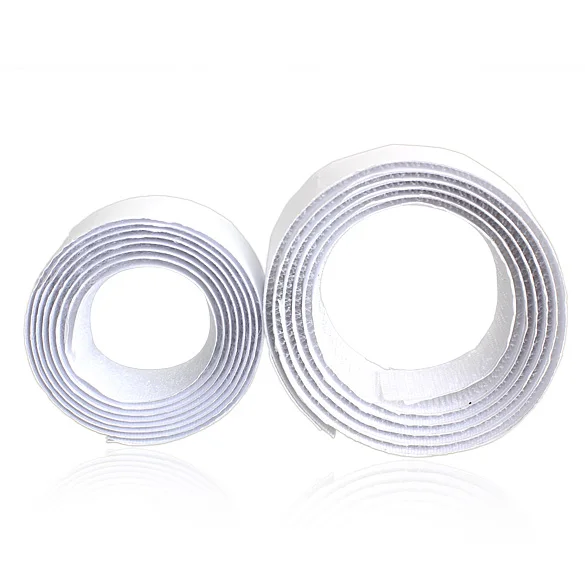 2 рулона сильная самоклеющаяся волшебная липучка застежка 1 м белый 30|tape fastener|loop